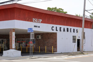 Long island dry cleaning store corner